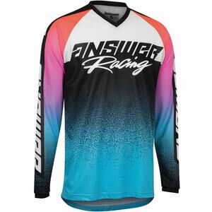 Answer Racing Syncron Off-Road MX Jersey Prism Astana Blue/Rh. Red Youth XL